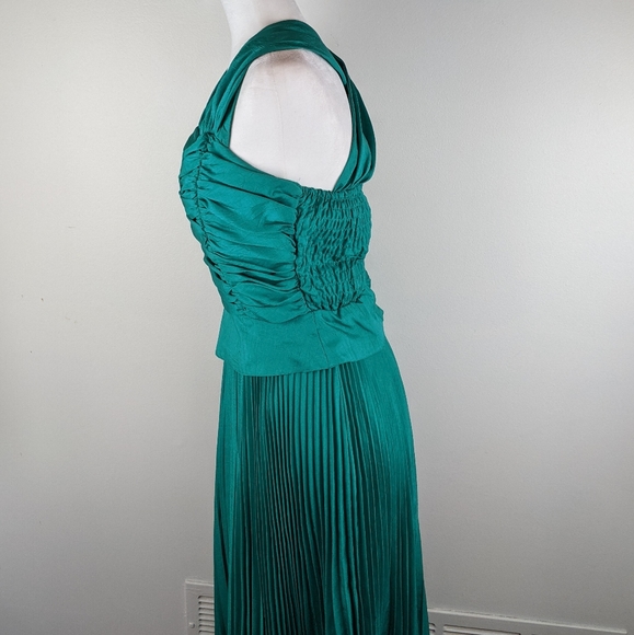 Vintage 80s Parigi Jewel Green Matching Skirt Set - Picture 5 of 12